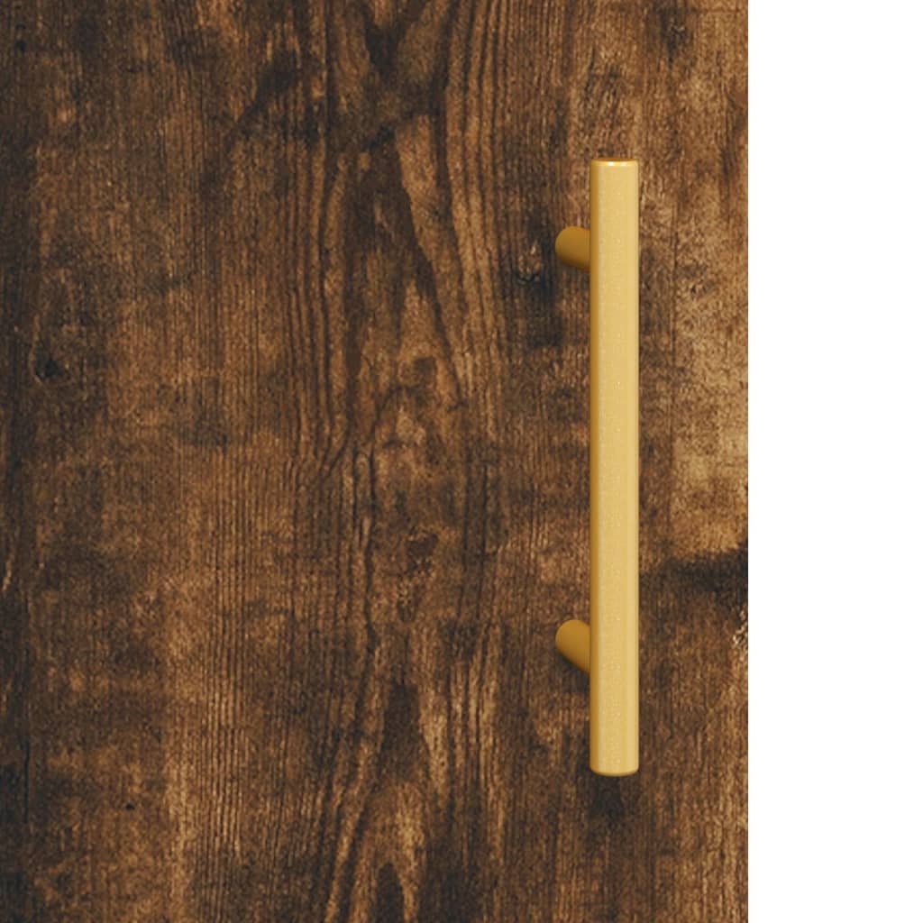 Sideboard Räuchereiche 69,5x34x90 cm Holzwerkstoff - Pazzar.ch