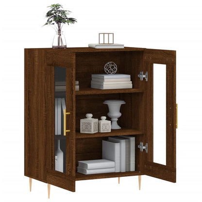 Sideboard Braun Eichen-Optik 69,5x34x90 cm Holzwerkstoff - Pazzar.ch