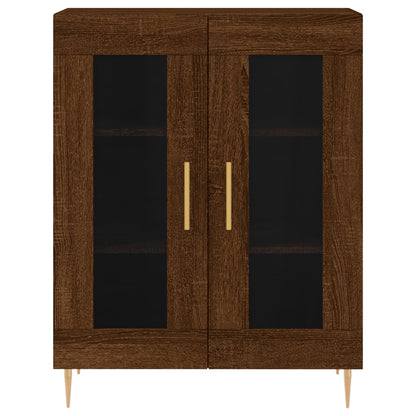 Sideboard Braun Eichen-Optik 69,5x34x90 cm Holzwerkstoff - Pazzar.ch