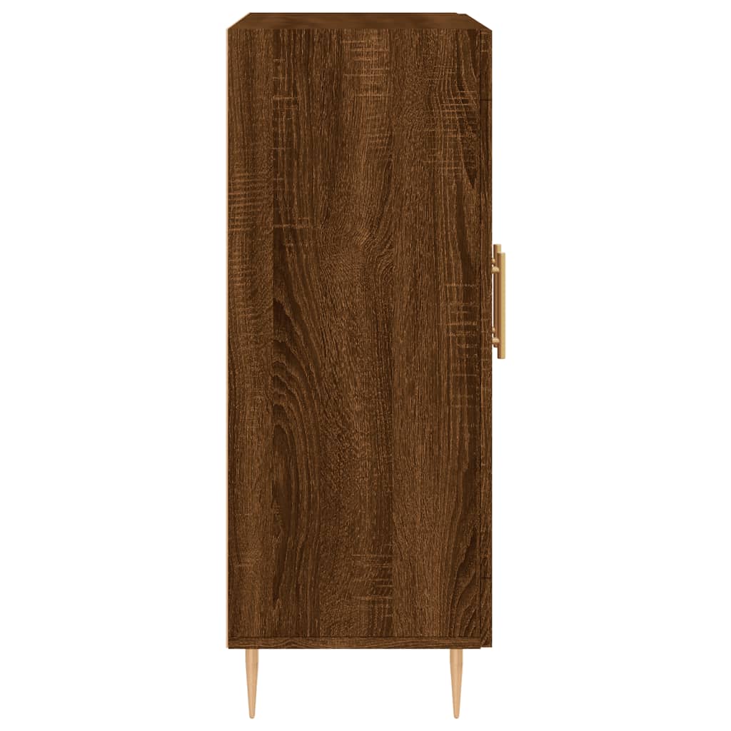 Sideboard Braun Eichen-Optik 69,5x34x90 cm Holzwerkstoff - Pazzar.ch