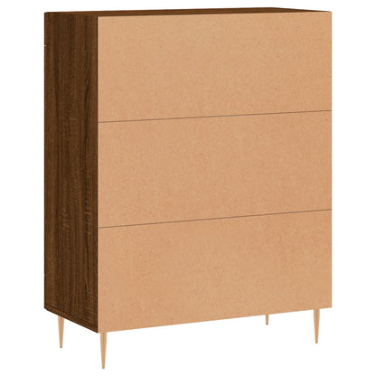 Sideboard Braun Eichen-Optik 69,5x34x90 cm Holzwerkstoff - Pazzar.ch