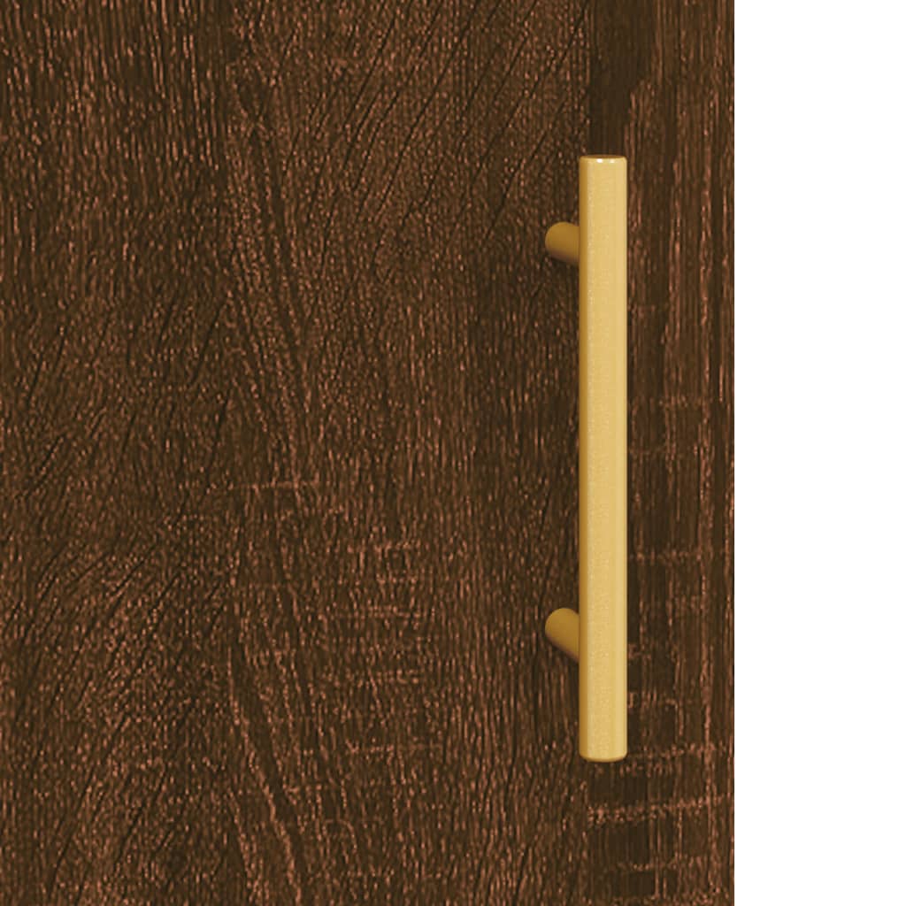 Sideboard Braun Eichen-Optik 69,5x34x90 cm Holzwerkstoff - Pazzar.ch