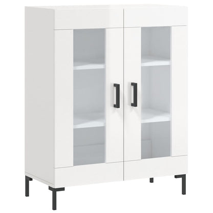 Sideboard Hochglanz-Weiß 69,5x34x90 cm Holzwerkstoff - Pazzar.ch