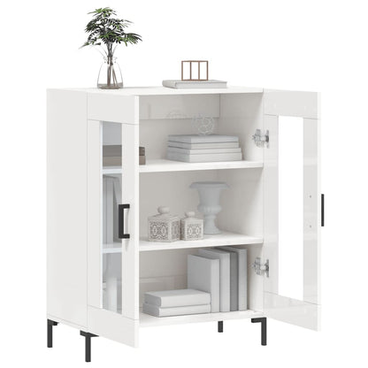 Sideboard Hochglanz-Weiß 69,5x34x90 cm Holzwerkstoff - Pazzar.ch
