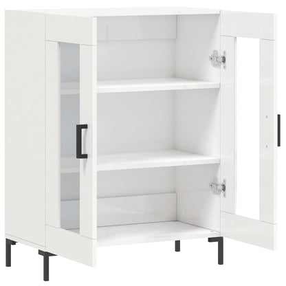 Sideboard Hochglanz-Weiß 69,5x34x90 cm Holzwerkstoff - Pazzar.ch