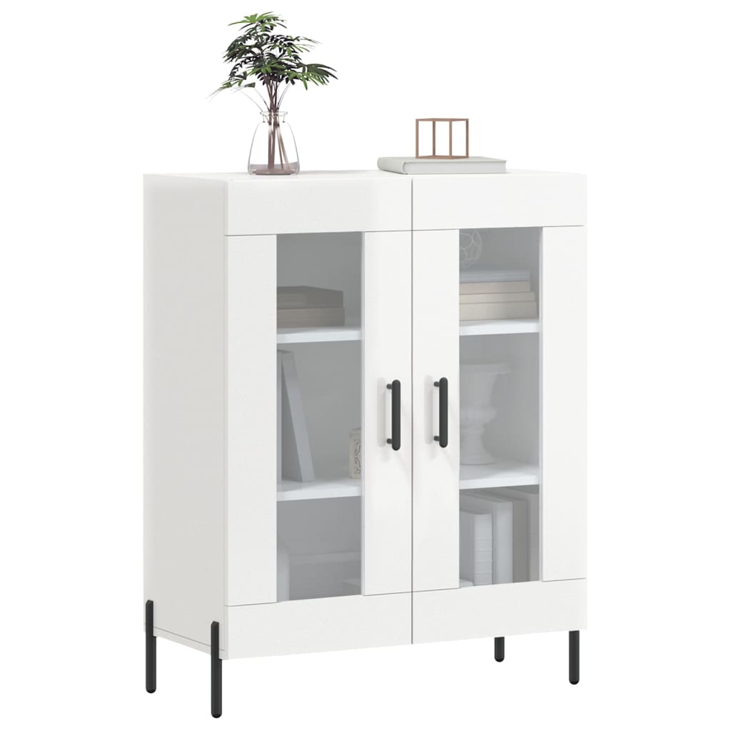 Sideboard Hochglanz-Weiß 69,5x34x90 cm Holzwerkstoff - Pazzar.ch
