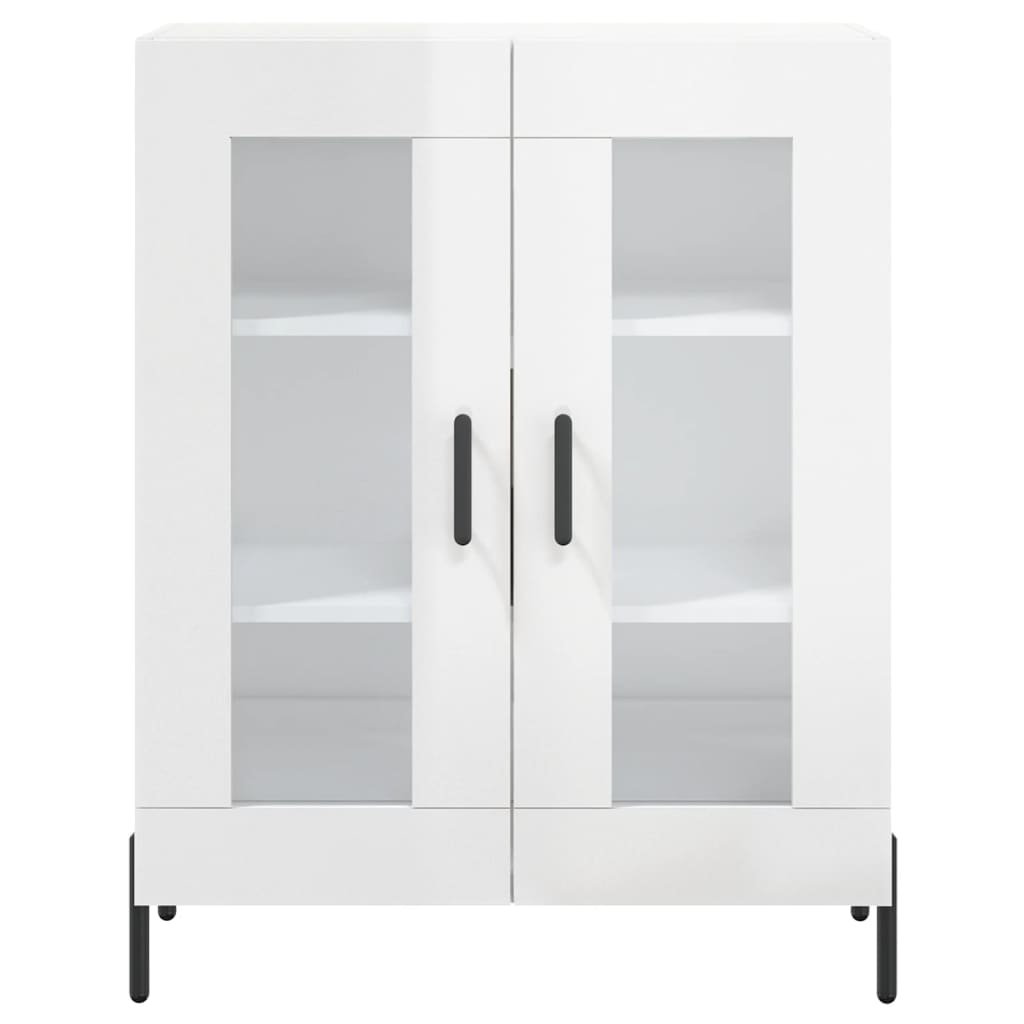 Sideboard Hochglanz-Weiß 69,5x34x90 cm Holzwerkstoff - Pazzar.ch