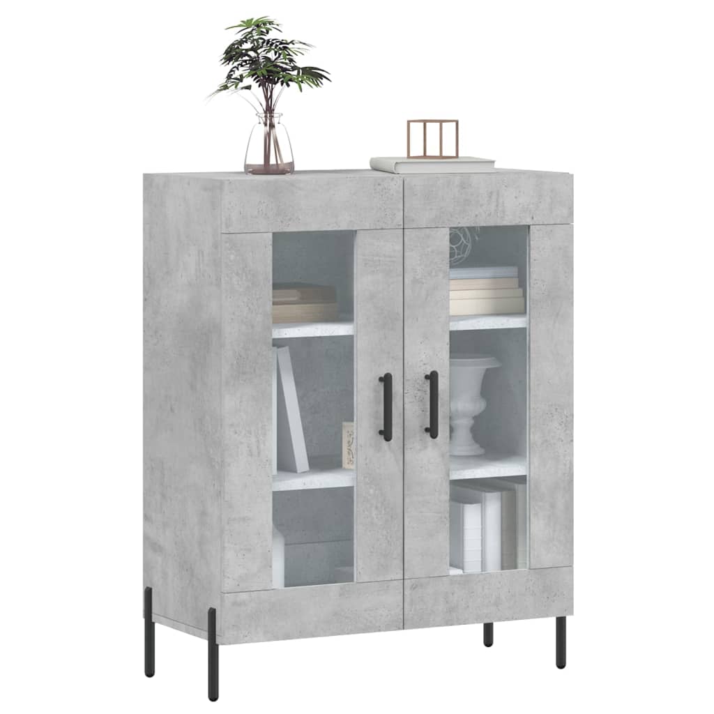 Sideboard Betongrau 69,5x34x90 cm Holzwerkstoff - Pazzar.ch