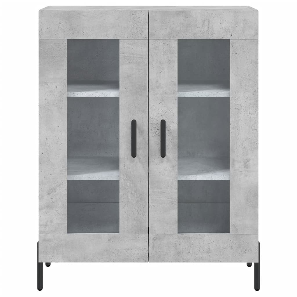 Sideboard Betongrau 69,5x34x90 cm Holzwerkstoff - Pazzar.ch