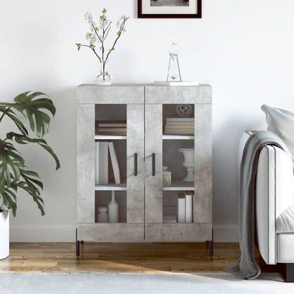 Sideboard Betongrau 69,5x34x90 cm Holzwerkstoff - Pazzar.ch