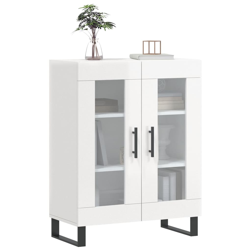 Sideboard Hochglanz-Weiß 69,5x34x90 cm Holzwerkstoff - Pazzar.ch