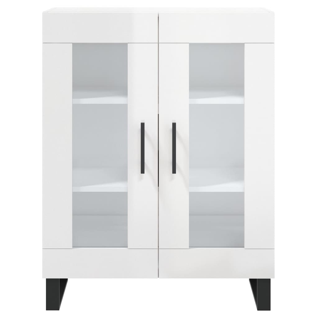 Sideboard Hochglanz-Weiß 69,5x34x90 cm Holzwerkstoff - Pazzar.ch