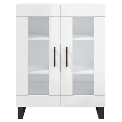 Sideboard Hochglanz-Weiß 69,5x34x90 cm Holzwerkstoff - Pazzar.ch