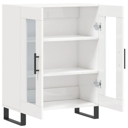 Sideboard Hochglanz-Weiß 69,5x34x90 cm Holzwerkstoff - Pazzar.ch