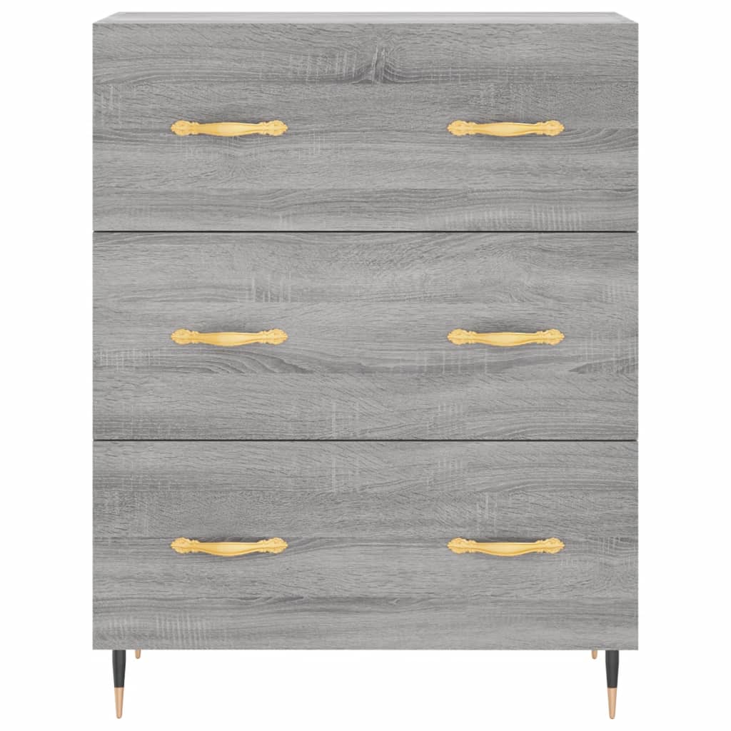 Sideboard Grau Sonoma 69,5x34x90 cm Holzwerkstoff - Pazzar.ch