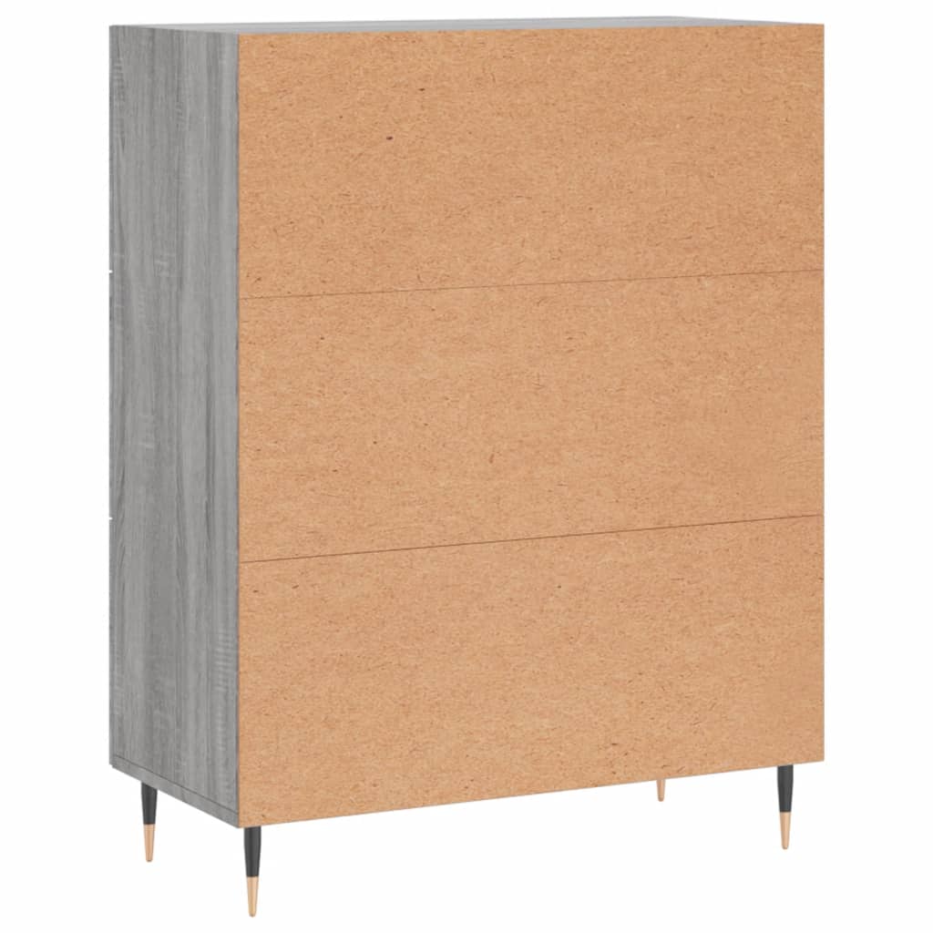 Sideboard Grau Sonoma 69,5x34x90 cm Holzwerkstoff - Pazzar.ch