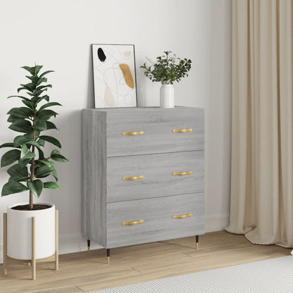 Sideboard Grau Sonoma 69,5x34x90 cm Holzwerkstoff - Pazzar.ch
