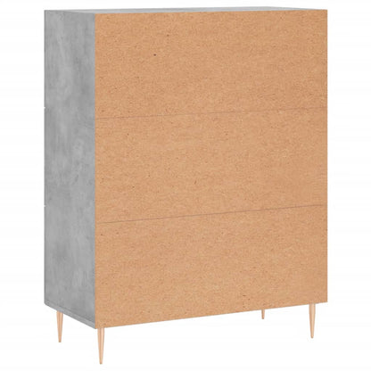 Sideboard Betongrau 69,5x34x90 cm Holzwerkstoff - Pazzar.ch