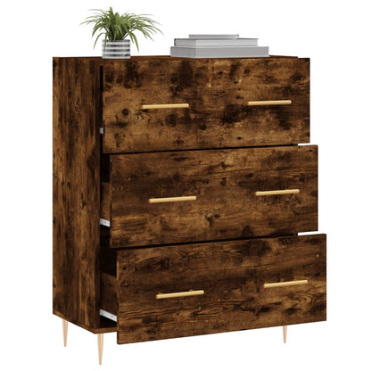 Sideboard Räuchereiche 69,5x34x90 cm Holzwerkstoff - Pazzar.ch