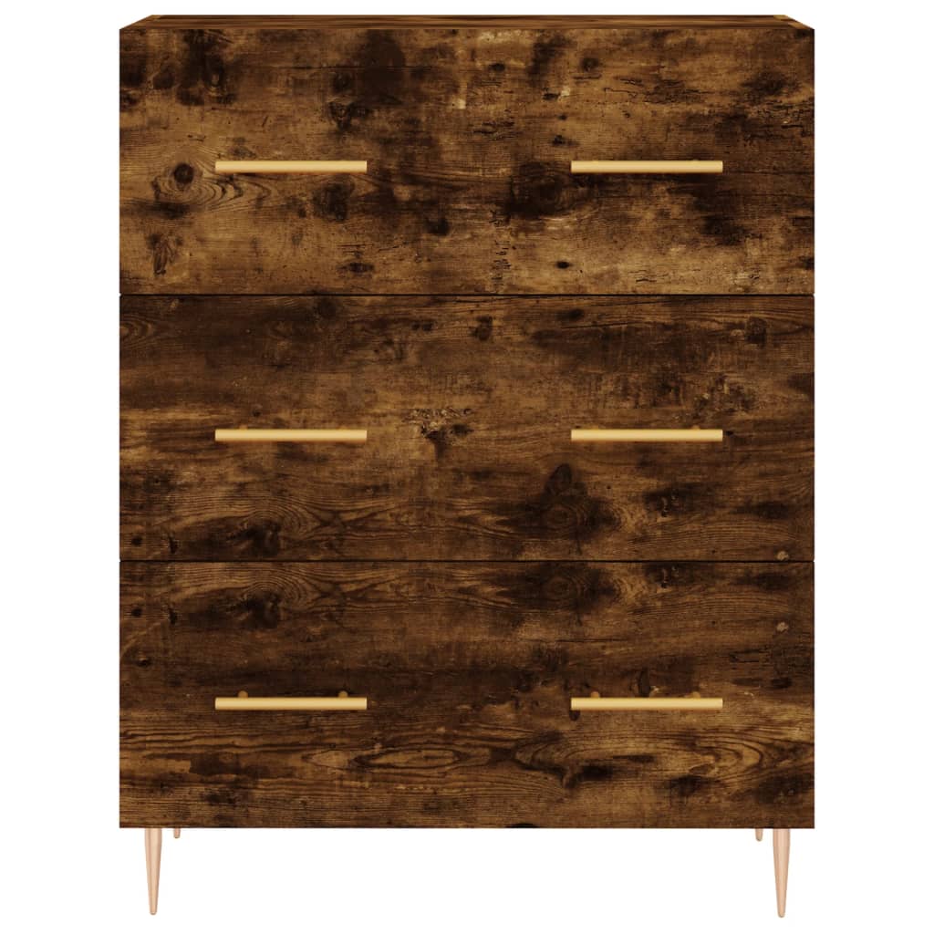 Sideboard Räuchereiche 69,5x34x90 cm Holzwerkstoff - Pazzar.ch