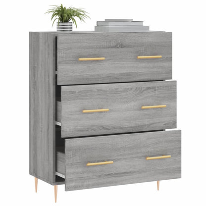 Sideboard Grau Sonoma 69,5x34x90 cm Holzwerkstoff - Pazzar.ch