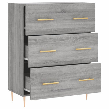 Sideboard Grau Sonoma 69,5x34x90 cm Holzwerkstoff - Pazzar.ch