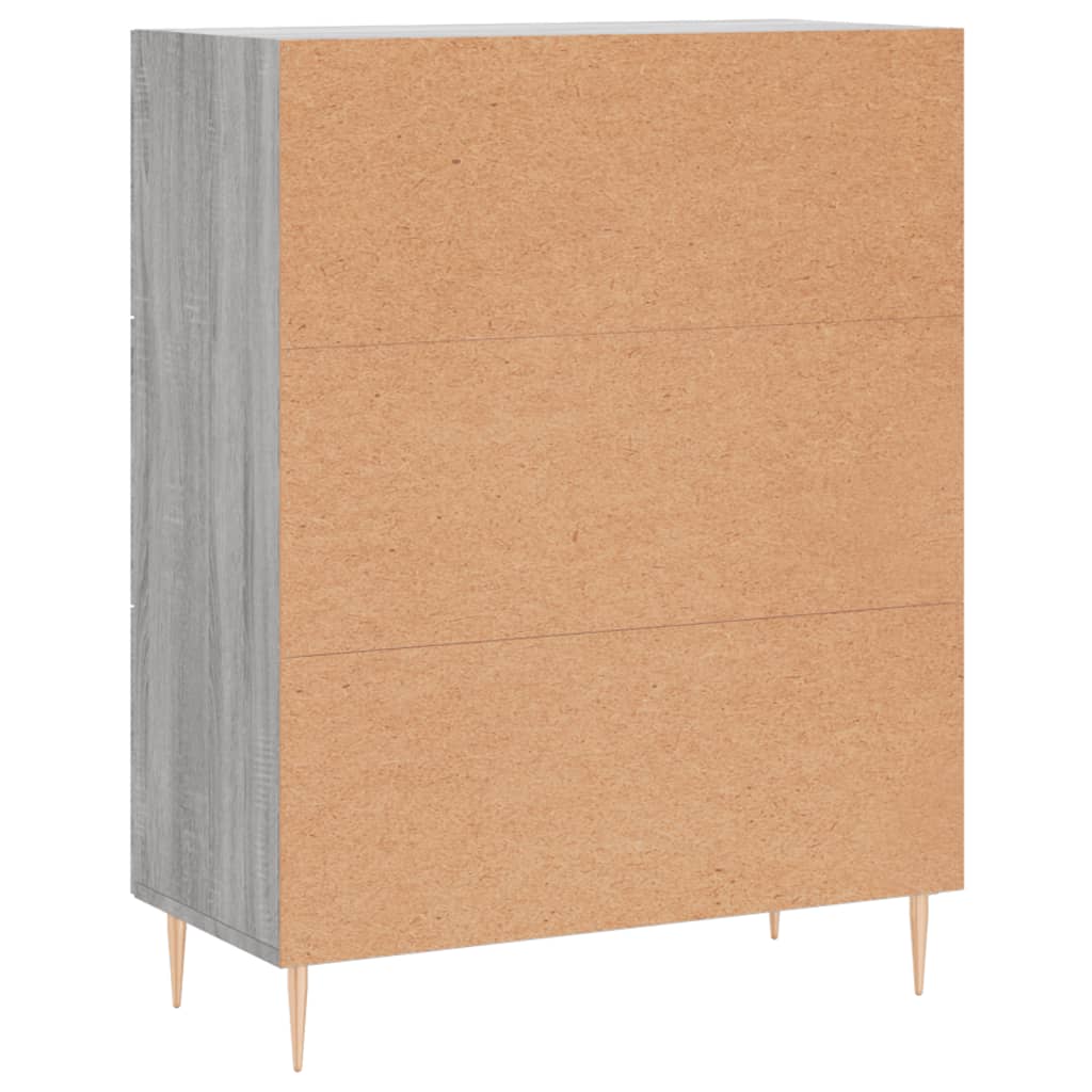 Sideboard Grau Sonoma 69,5x34x90 cm Holzwerkstoff - Pazzar.ch