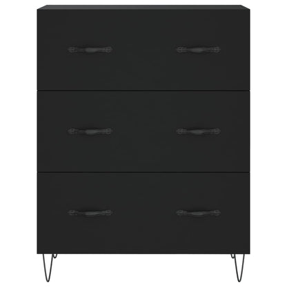 Sideboard Schwarz 69,5x34x90 cm Holzwerkstoff - Pazzar.ch