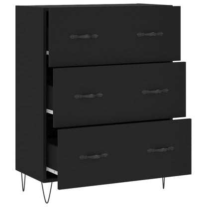 Sideboard Schwarz 69,5x34x90 cm Holzwerkstoff - Pazzar.ch