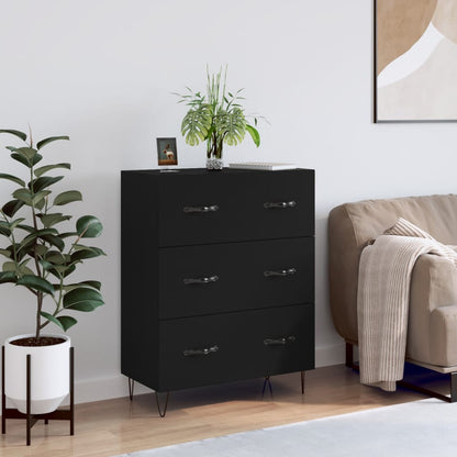 Sideboard Schwarz 69,5x34x90 cm Holzwerkstoff - Pazzar.ch