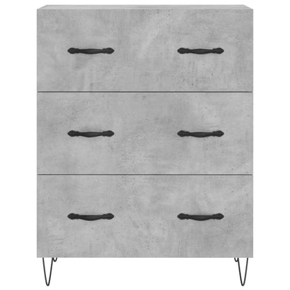 Sideboard Betongrau 69,5x34x90 cm Holzwerkstoff - Pazzar.ch