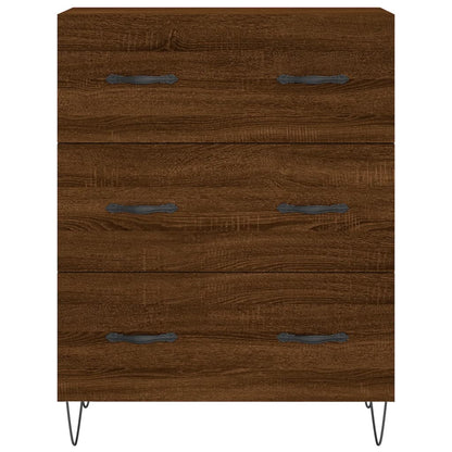 Sideboard Braun Eichen-Optik 69,5x34x90 cm Holzwerkstoff - Pazzar.ch