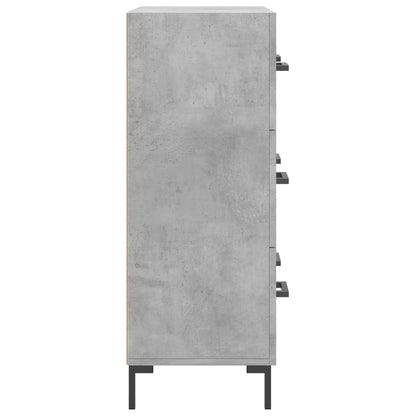 Sideboard Betongrau 69,5x34x90 cm Holzwerkstoff - Pazzar.ch