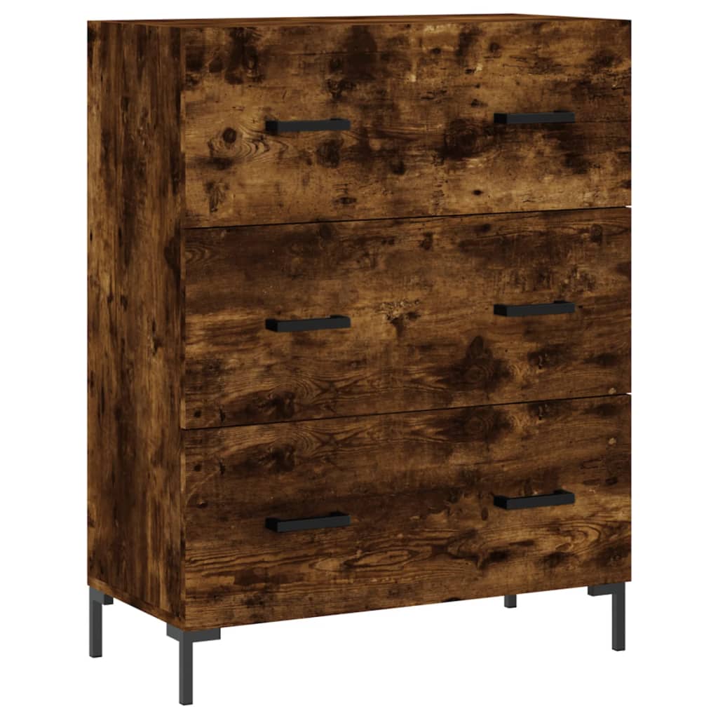 Sideboard Räuchereiche 69,5x34x90 cm Holzwerkstoff - Pazzar.ch