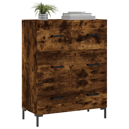 Sideboard Räuchereiche 69,5x34x90 cm Holzwerkstoff - Pazzar.ch