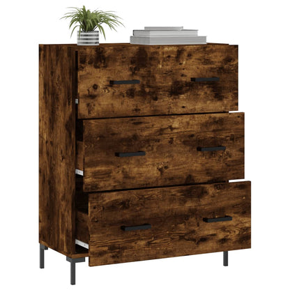 Sideboard Räuchereiche 69,5x34x90 cm Holzwerkstoff - Pazzar.ch