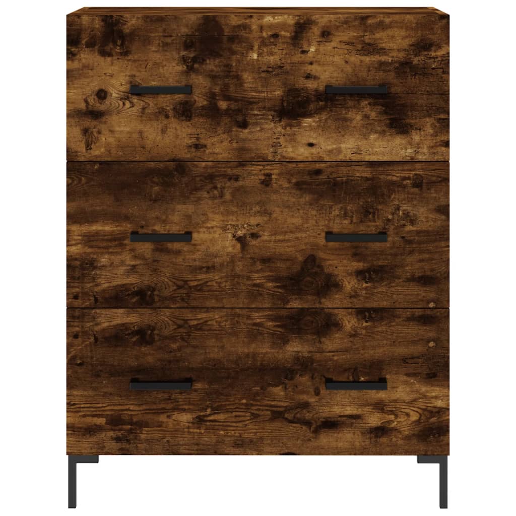 Sideboard Räuchereiche 69,5x34x90 cm Holzwerkstoff - Pazzar.ch
