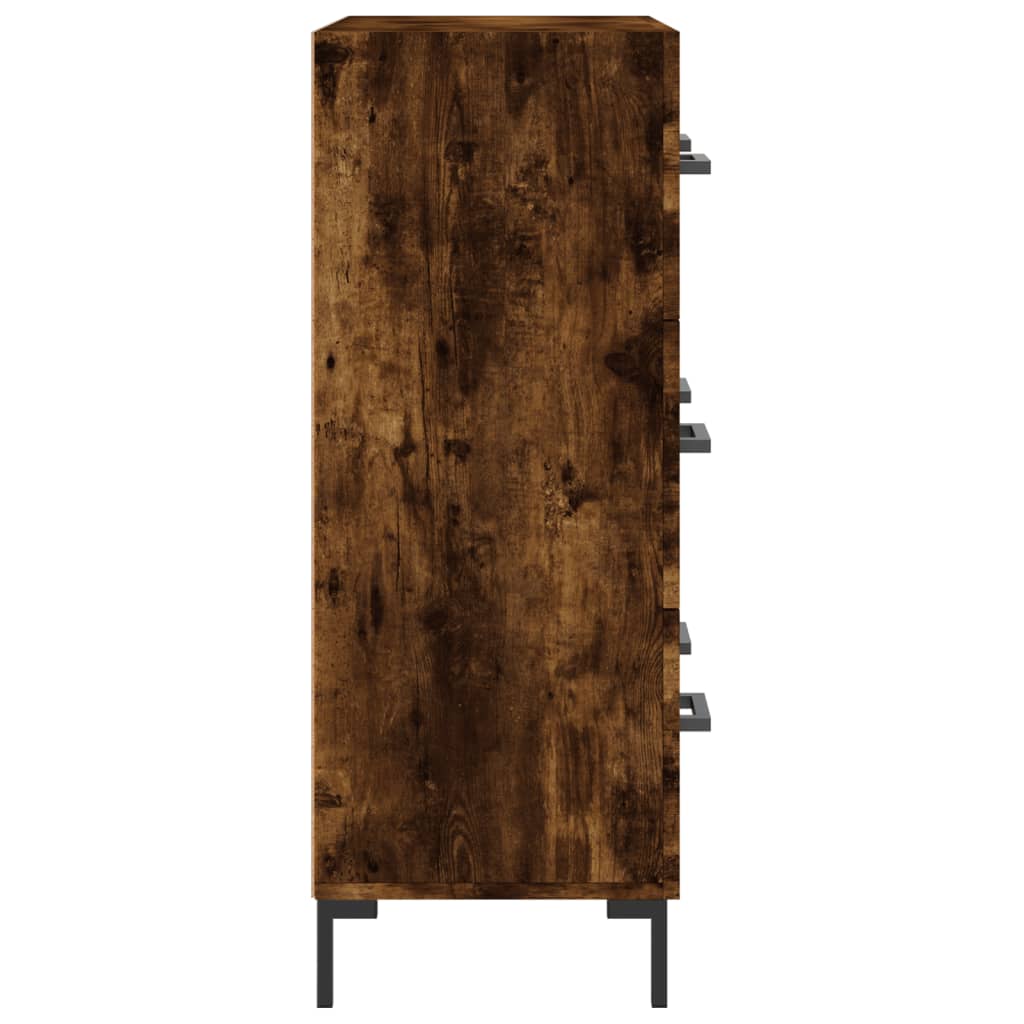 Sideboard Räuchereiche 69,5x34x90 cm Holzwerkstoff - Pazzar.ch