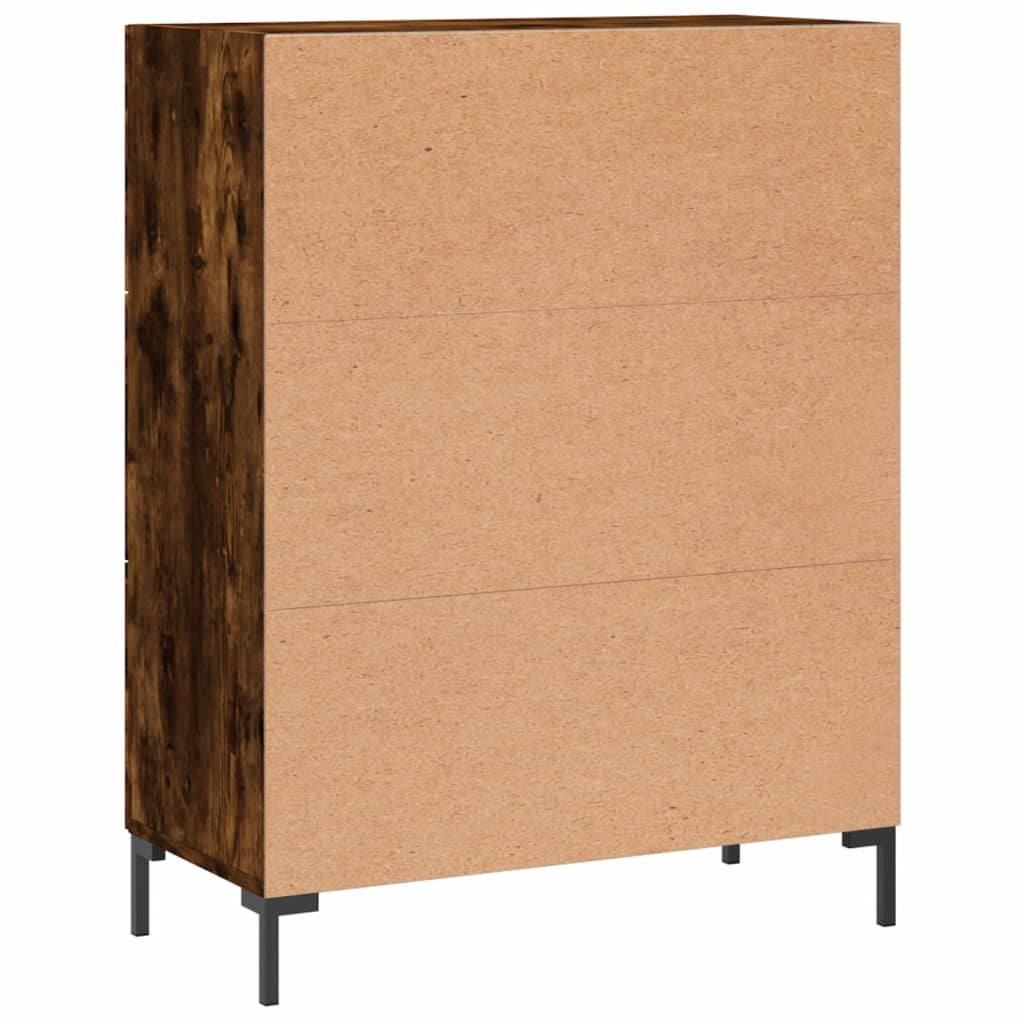 Sideboard Räuchereiche 69,5x34x90 cm Holzwerkstoff - Pazzar.ch