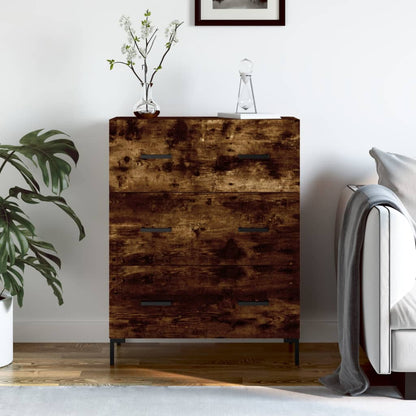 Sideboard Räuchereiche 69,5x34x90 cm Holzwerkstoff - Pazzar.ch