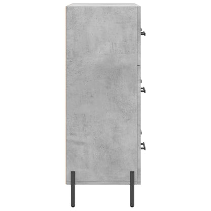 Sideboard Betongrau 69,5x34x90 cm Holzwerkstoff - Pazzar.ch