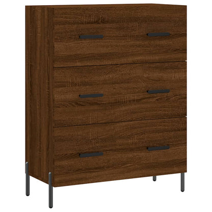 Sideboard Braun Eichen-Optik 69,5x34x90 cm Holzwerkstoff - Pazzar.ch
