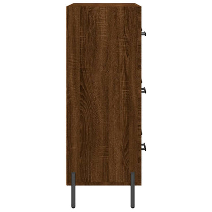 Sideboard Braun Eichen-Optik 69,5x34x90 cm Holzwerkstoff - Pazzar.ch
