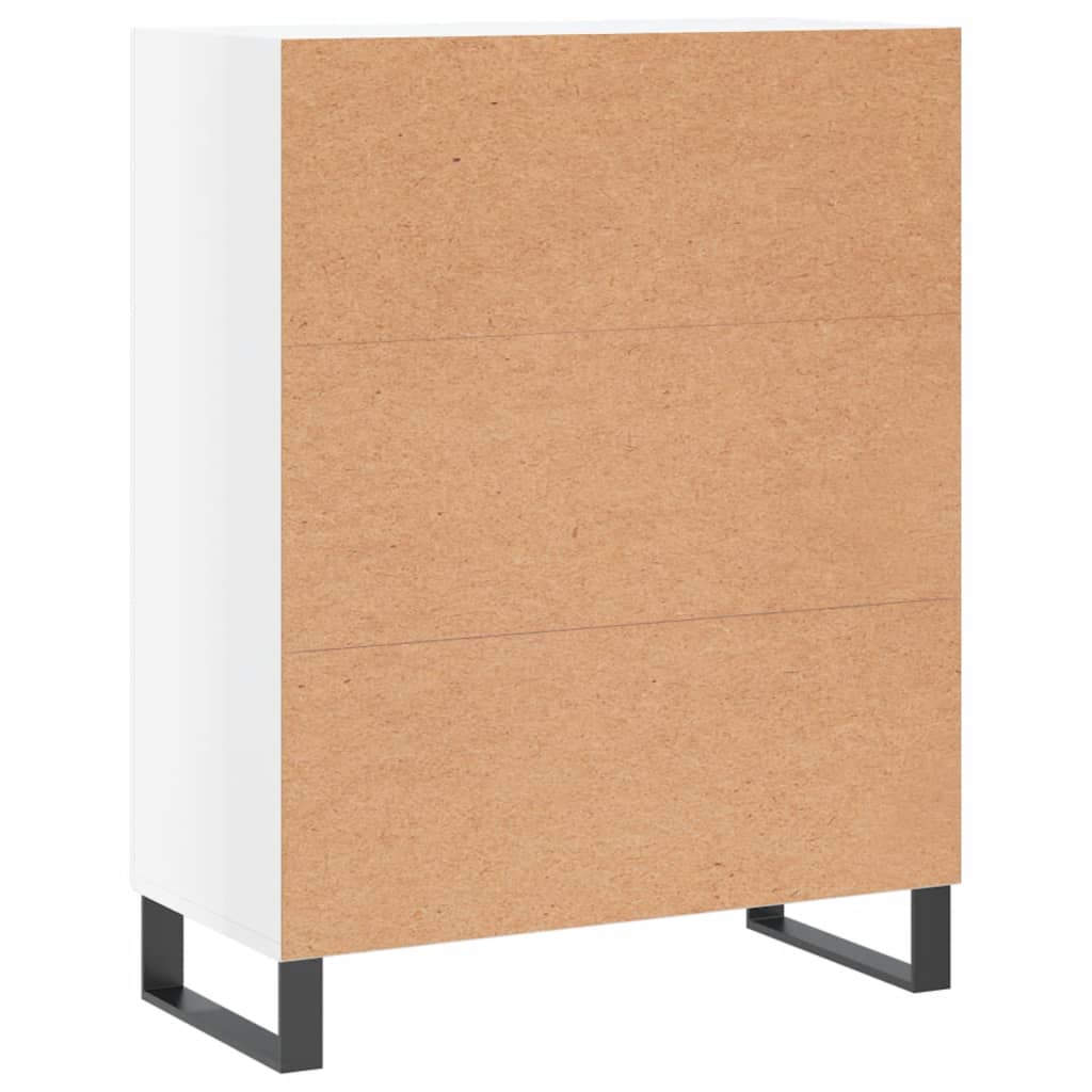 Sideboard Hochglanz-Weiß 69,5x34x90 cm Holzwerkstoff - Pazzar.ch
