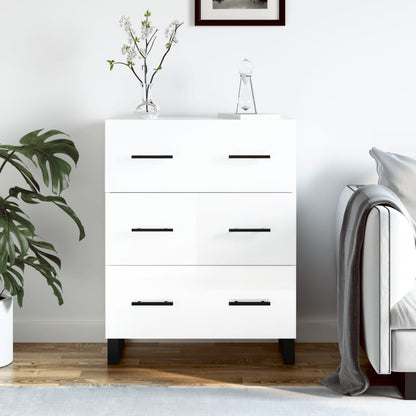 Sideboard Hochglanz-Weiß 69,5x34x90 cm Holzwerkstoff - Pazzar.ch