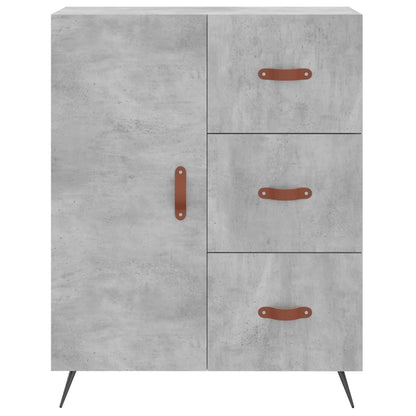 Sideboard Betongrau 69,5x34x90 cm Holzwerkstoff - Pazzar.ch