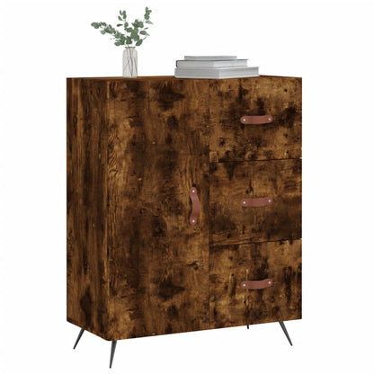 Sideboard Räuchereiche 69,5x34x90 cm Holzwerkstoff - Pazzar.ch