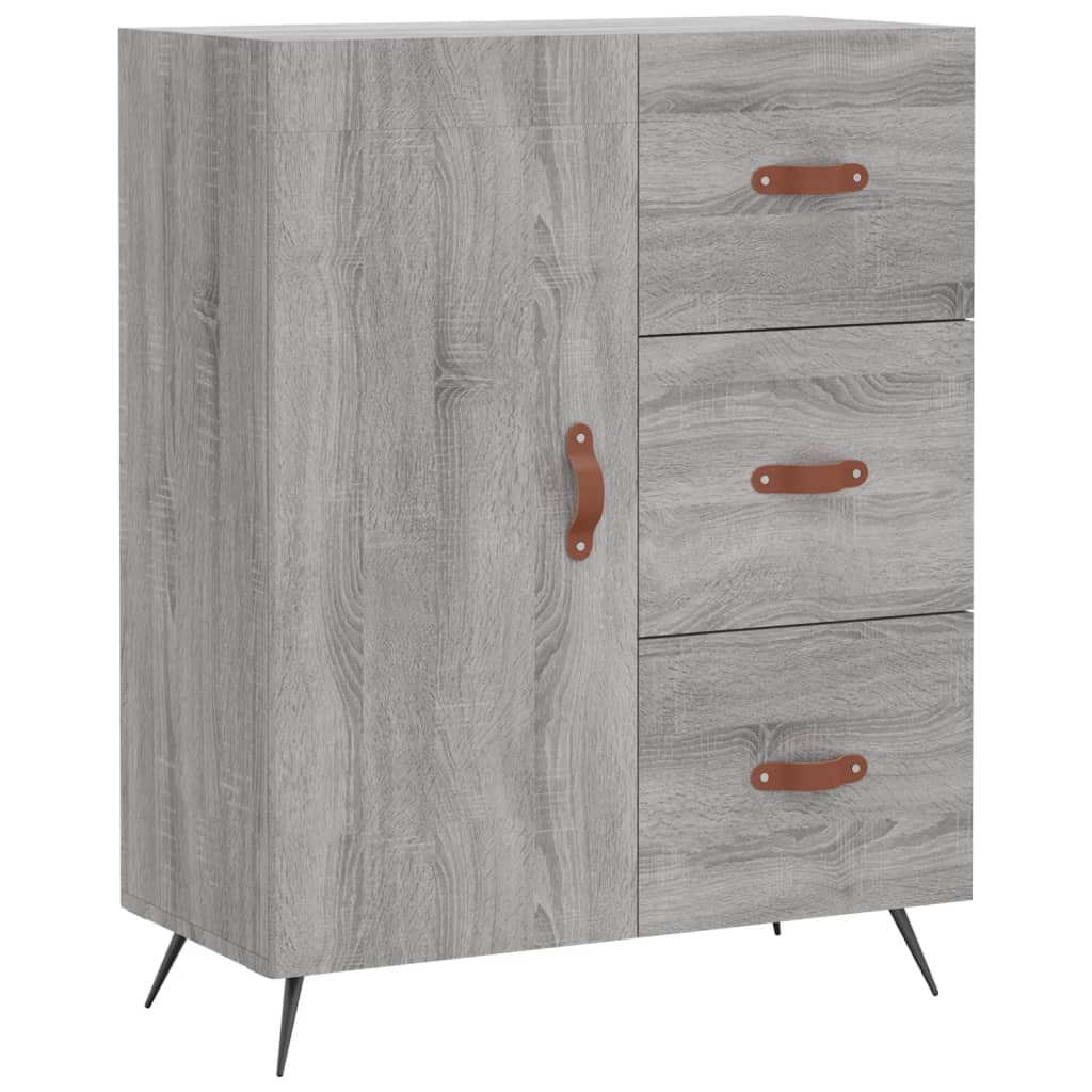 Sideboard Grau Sonoma 69,5x34x90 cm Holzwerkstoff - Pazzar.ch