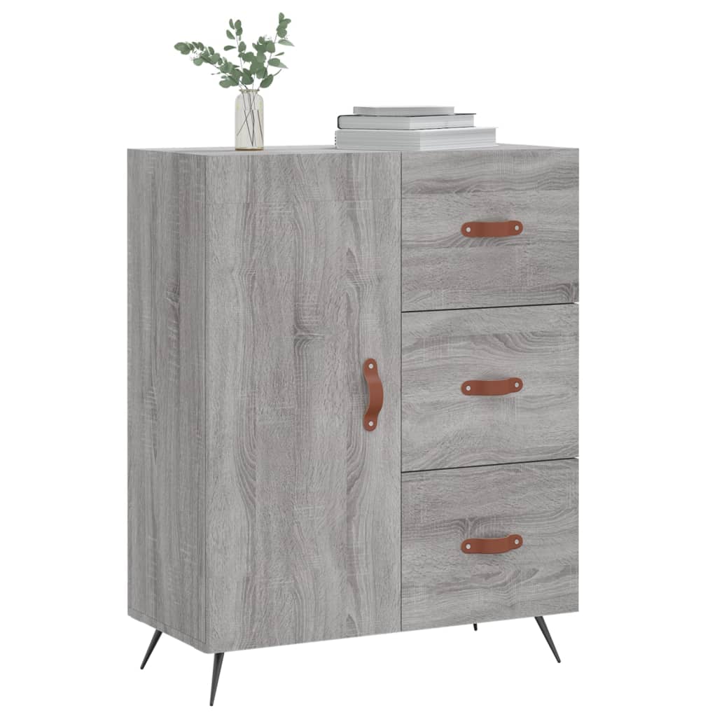 Sideboard Grau Sonoma 69,5x34x90 cm Holzwerkstoff - Pazzar.ch