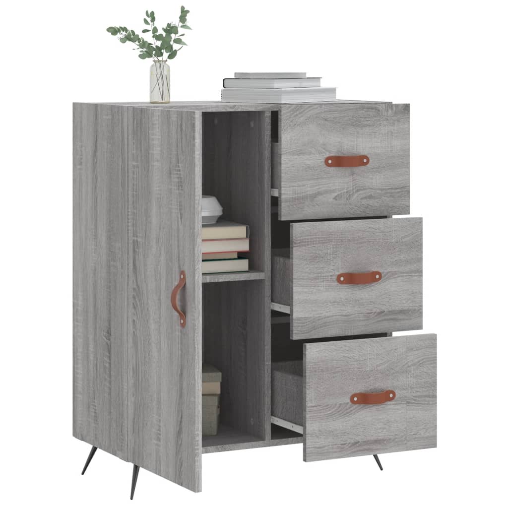 Sideboard Grau Sonoma 69,5x34x90 cm Holzwerkstoff - Pazzar.ch